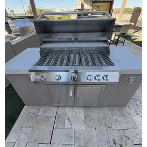 Kokomo Grills 6' BBQ Island Buikt In Grill