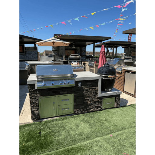 Kokomo Grills Kamado Bbq Island Front View