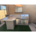 Kokomo Grills L-Shape Custom BBQ Island Side