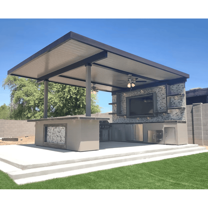 Kokomo Grills Montego Model Outdoor Kitchen BBQ Island and BBQ Grill
