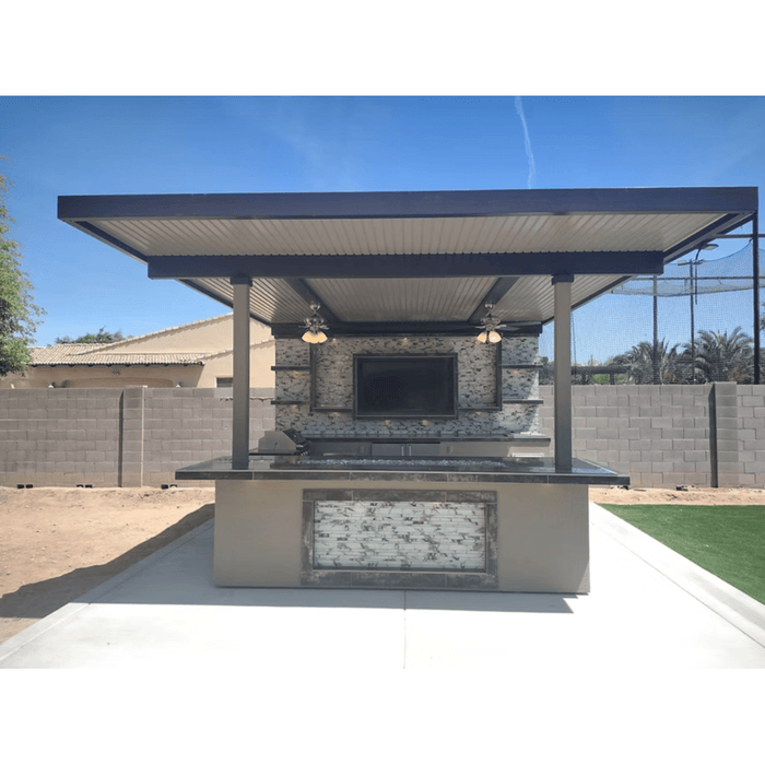 Kokomo Grills Montego Model Outdoor Kitchen BBQ Island and BBQ Grill
