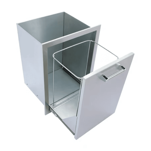 Kokomo Grills Stainless Steel Outdoor Kitchen Trash or Propane Pull-Out Empty