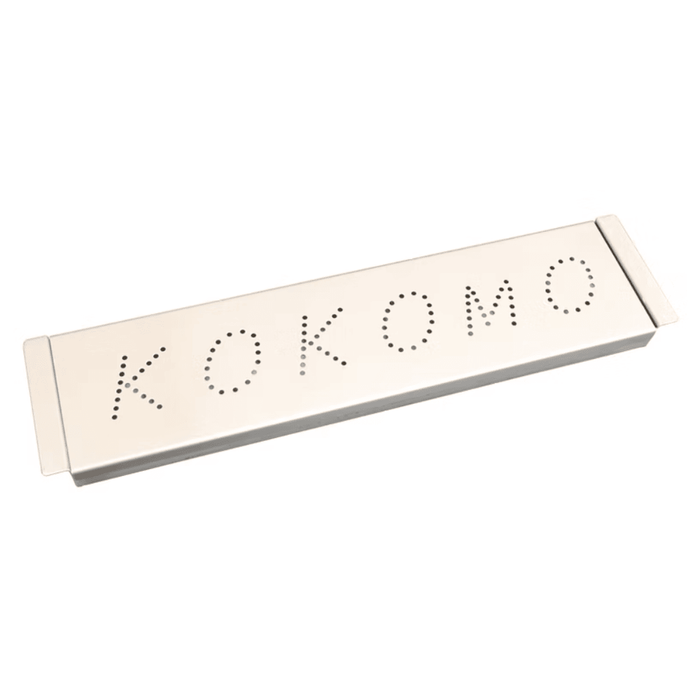 Kokomo Grills Stainless Steel Smoker Chip Box Insert Front View
