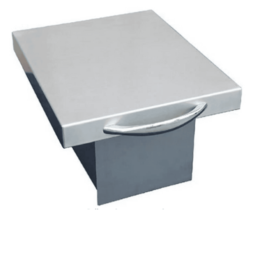 Kokomo Grills Stainless Steel Trash Chute Side View