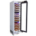 Kucht 18 Inch Built In Panel Ready Three Zones Tower Wine Cooler Side