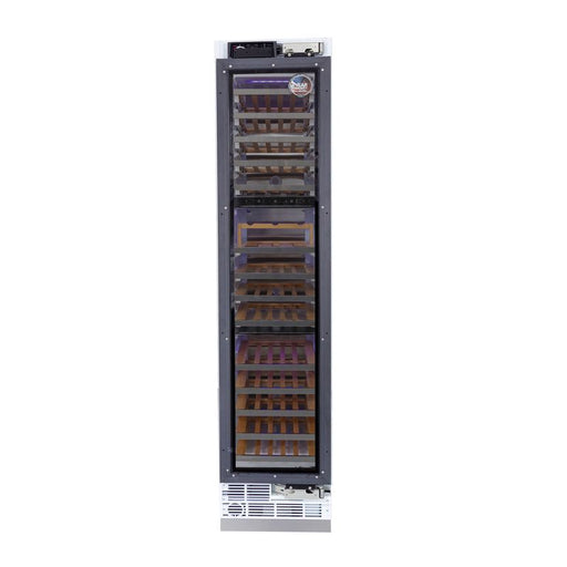 Kucht 18 Inch Built In Panel Ready Three Zones Tower Wine Cooler Main
