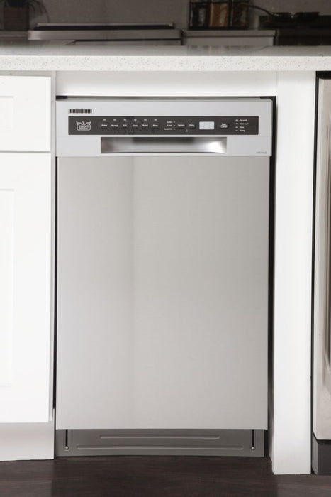 Kucht 18 Inch Front Control Built In Stainless Steel Dishwasher - K7740D Attached