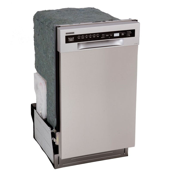 Kucht 18 Inch Front Control Built In Stainless Steel Dishwasher - K7740D Side