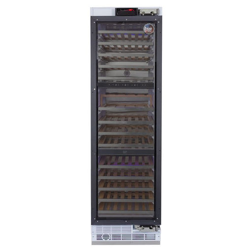 Kucht 24 Inch Built In Panel Ready Three Zones Tower Wine Cooler Main