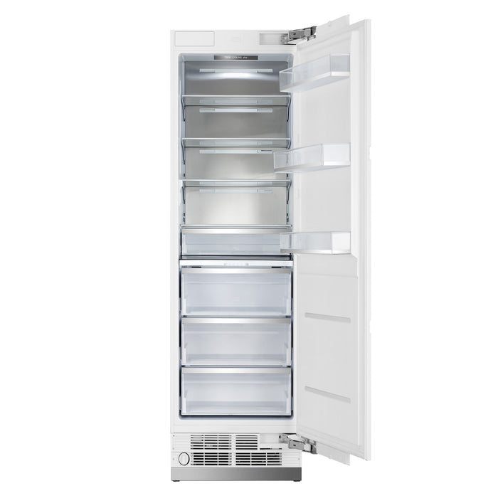 Kucht 24 Inch Built In Tower Refrigerator Panel Ready Column Open