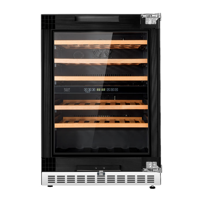 Kucht 24 Inch Dual Zone Under the Counter/Freestanding Panel Ready Wine Cooler Main