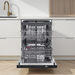Kucht 24 Inch Top Control Built In Panel Ready Dishwasher - KD240PR Attached