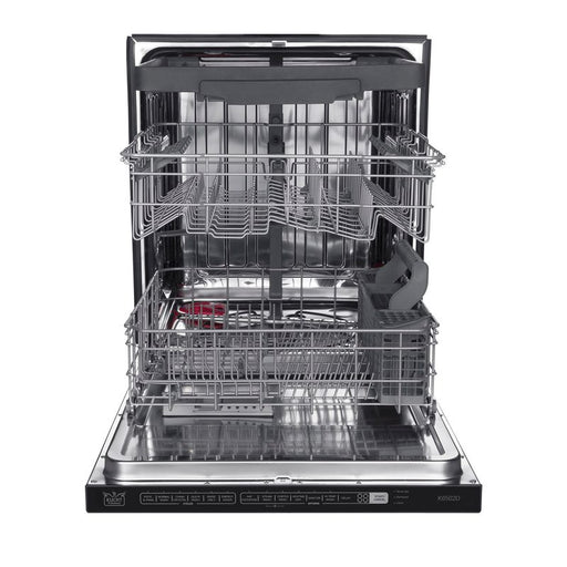 Kucht 24 Inch Top Control Built In Stainless Steel Dishwasher - K6502D Open