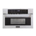 Kucht 30 Inch 1.6 Cu. Ft. Convection Stainless Steel Built In Microwave with Air Fryer Main