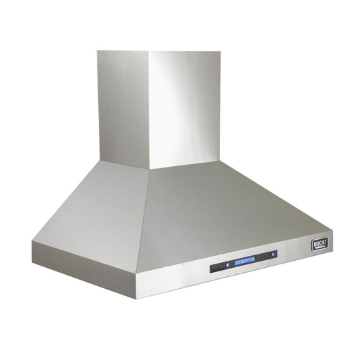 Kucht 30 Inch 900 CFM Stainless Steel Wall Mounted Range Hood with LCD Display and Sensor Touch Controls - KRH3010A Side