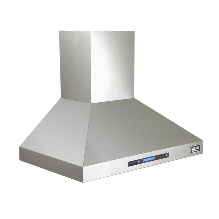 Kucht 30 Inch 900 CFM Stainless Steel Wall Mounted Range Hood with LCD Display and Sensor Touch Controls - KRH3010A Side