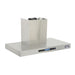 Kucht 30 Inch 900 CFM Stainless Steel Wall Mounted Range Hood with LCD Display and Sensor Touch Controls - KRH3011A Side
