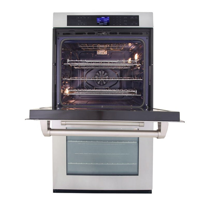 Kucht 30 Inch Double ELectric Stainless Steel Wall Oven - KWO620 Open