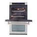 Kucht 30 Inch Double ELectric Stainless Steel Wall Oven - KWO620 Open