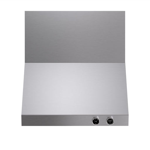 Kucht 30 Inch Pro-Style 900 CFM Classic Stainless Steel Wall Mounted Range Hood with Two Round Digital Dial Touchscreen Controls Main