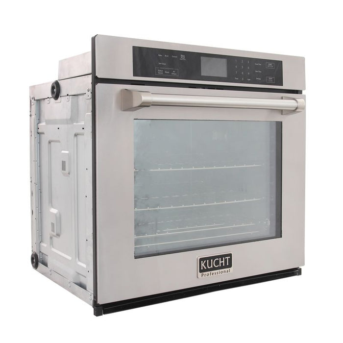 Kucht 30 Inch Single ELectric Stainless Steel Wall Oven - KWO310 Side