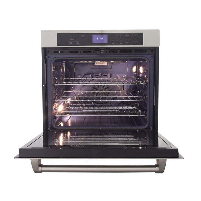 Kucht 30 Inch Single ELectric Stainless Steel Wall Oven - KWO310 Open