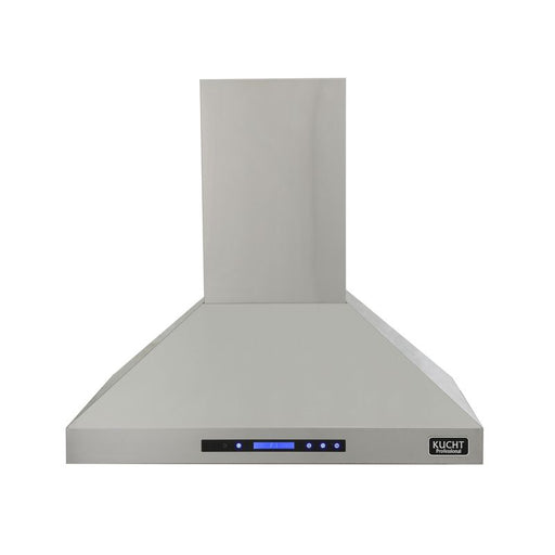 Kucht 36 Inch 900 CFM Stainless Steel Ducted Island Mount Range Hood with LCD display and Sensor Touch Controls Main