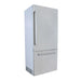 Kucht 36 Inch Built In Counter Depth Panel Ready Single Door Refrigerator with Bottom Freezer Side
