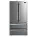 Kucht 36 Inch Counter Depth Stainless Steel French Door Refrigerator with Interior Ice Maker Main