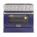 Kucht 36 Inch Pro-Class KDF Series Natural Gas Stainless Steel Dual Fuel Range with Blue Oven Door Main