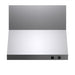 Kucht 36 Inch Pro-Style 900 CFM Classic Stainless Steel Wall Mounted Range Hood with Two Round Digital Dial Touchscreen Controls Main