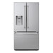 Kucht 36 Inch Standard Depth Stainless Stel French Door Refrigerator with Exterior Ice Maker Main