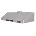 Kucht 48 Inch 1200 CFM Stainless Steel Ducted Under Cabinet Range Hood with LCD Display and Sensor Touch Controls Side