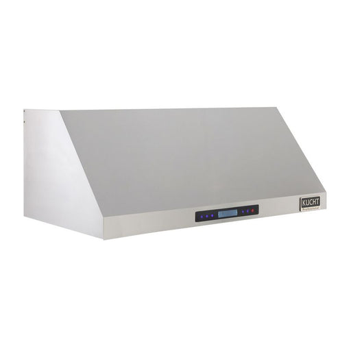 Kucht 48 Inch 1200 CFM Stainless Steel Ducted Under Cabinet Range Hood with Push Button Controls Side
