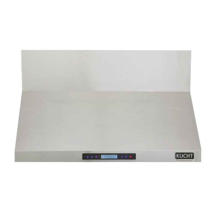 Kucht 48 Inch 1200 CFM Stainless Steel Wall Mounted Range Hood with LCD Display and Sensor Touch Controls - KRH4821A Main