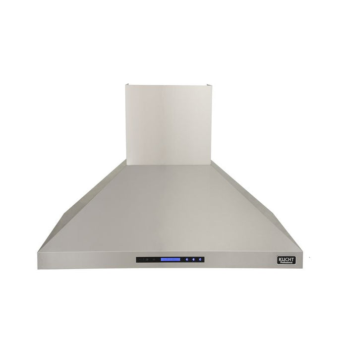 Kucht 48 Inch 900 CFM Stainless Steel Wall Mounted Range Hood with LCD Display and Sensor Touch Controls - KRH4810A Main