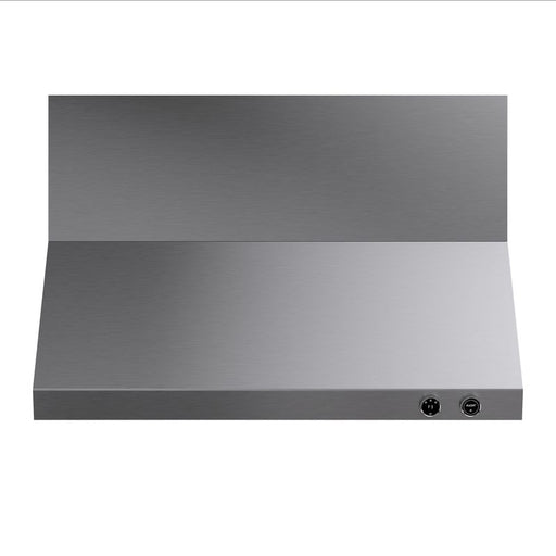 Kucht 48 Inch Pro-Style 1200 CFM Classic Stainless Steel Wall Mounted Range Hood with Two Round Digital Dial Touchscreen Controls Main