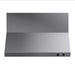 Kucht 48 Inch Pro-Style 1200 CFM Classic Stainless Steel Wall Mounted Range Hood with Two Round Digital Dial Touchscreen Controls Main