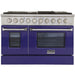 Kucht 48 Inch Pro-Style KDF Series Natural Gas Stainless Steel Dual Fuel Range with Blue Oven Door Main