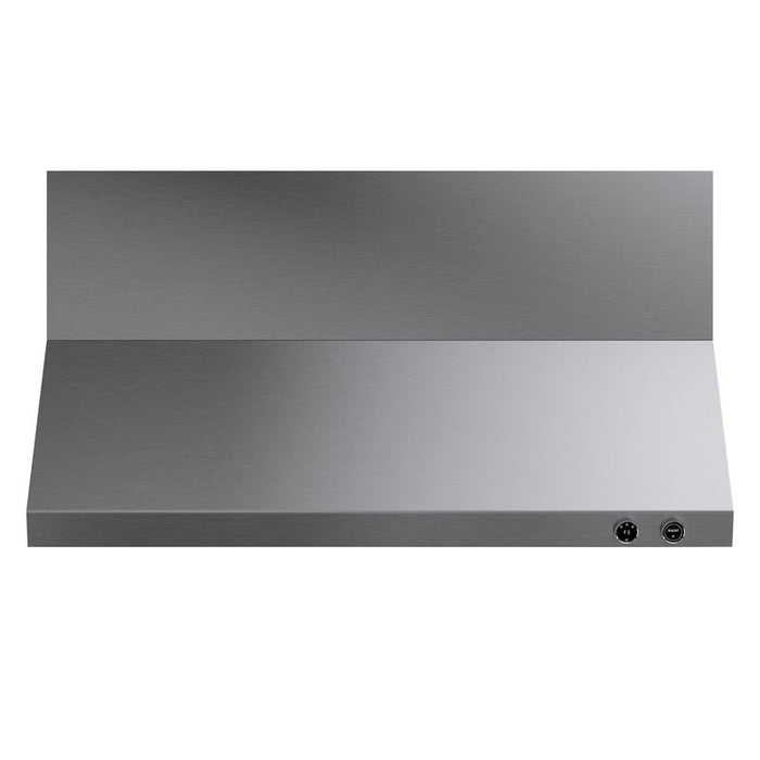 Kucht 60 Inch Pro-Style 1200 CFM Classic Stainless Steel Wall Mounted Range Hood with Two Round Digital Dial Touchscreen Controls Main