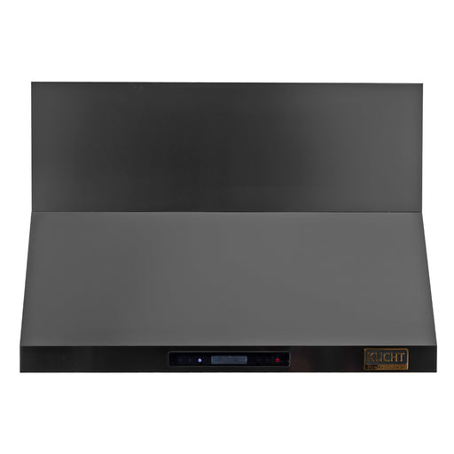 Kucht Gemstone 48 Inch 1200 CFM Titanium Stainless Steel Wall Mounted Range Hood with LCD Display and Sensor Touch Controls Main