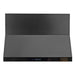 Kucht Gemstone 48 Inch 1200 CFM Titanium Stainless Steel Wall Mounted Range Hood with LCD Display and Sensor Touch Controls Main