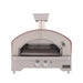 Kuct Napoli Portable Propane Gas Outdoor Pizza Oven in Red Open