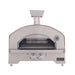 Kuct Napoli Portable Propane Gas Outdoor Pizza Oven in Yellow Open