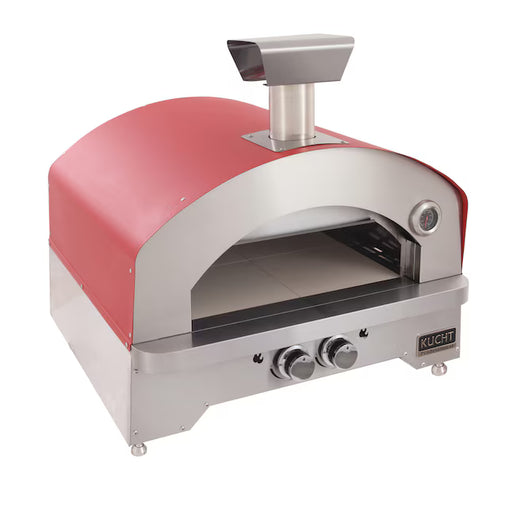 Kuct Napoli Portable Propane Gas Outdoor Pizza Oven in Red Main