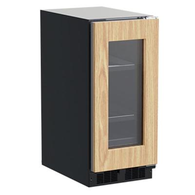 Marvel 15 Inch Classic Built In/Freestanding Beverage Center Panel Ready Glass Door