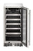 Marvel 15 Inch Essential Wine Refrigerator Glass Door Open