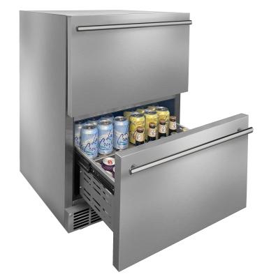 Marvel 24 Inch Essential Refrigerator Drawers Open