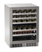 Marvel 24 Inch Essential Dual Zone Wine Refrigerator Glass Door Stainless Steel