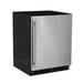 Marvel 24 Inch Low Profile ADA Built Stainless Steel Refrigerator Solid Door with Maxstore Bin and Door Storage Main